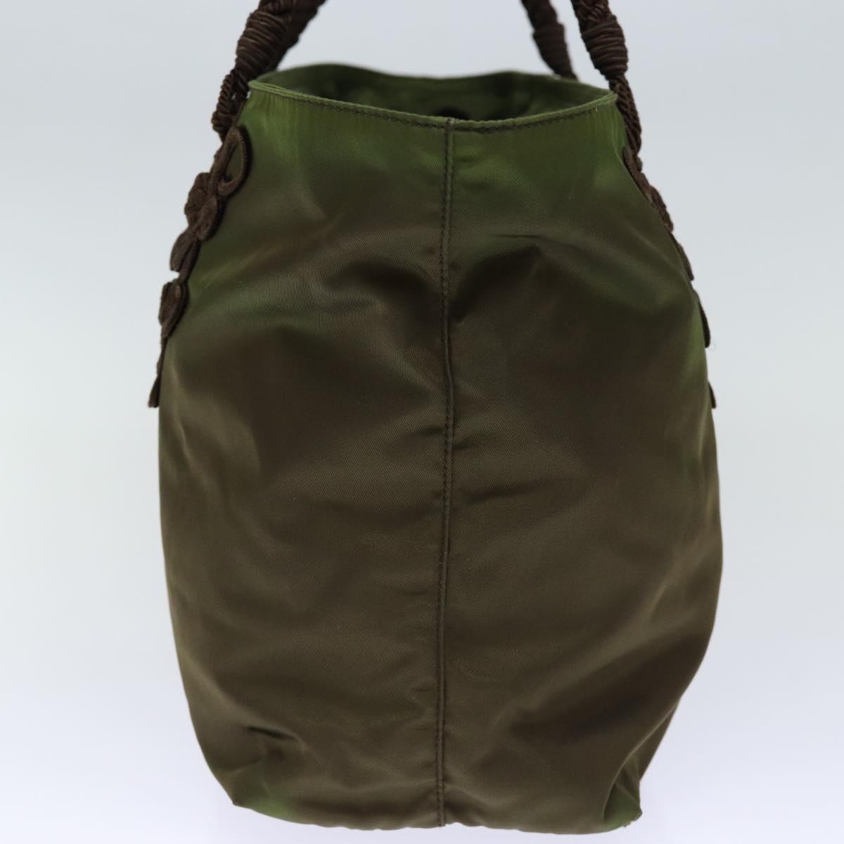 PRADA Tote Bag Nylon Khaki 73206