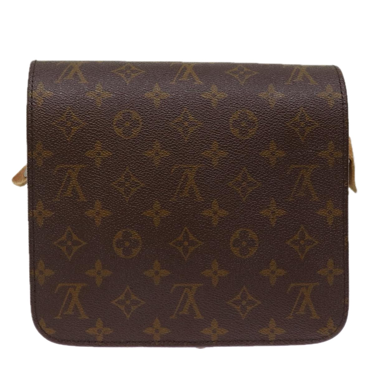 LOUIS VUITTON Monogram Cartouchiere MM Shoulder Bag M51253 LV 73297