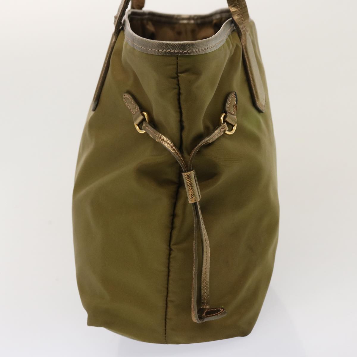 PRADA Tote Bag Nylon Brown 73338