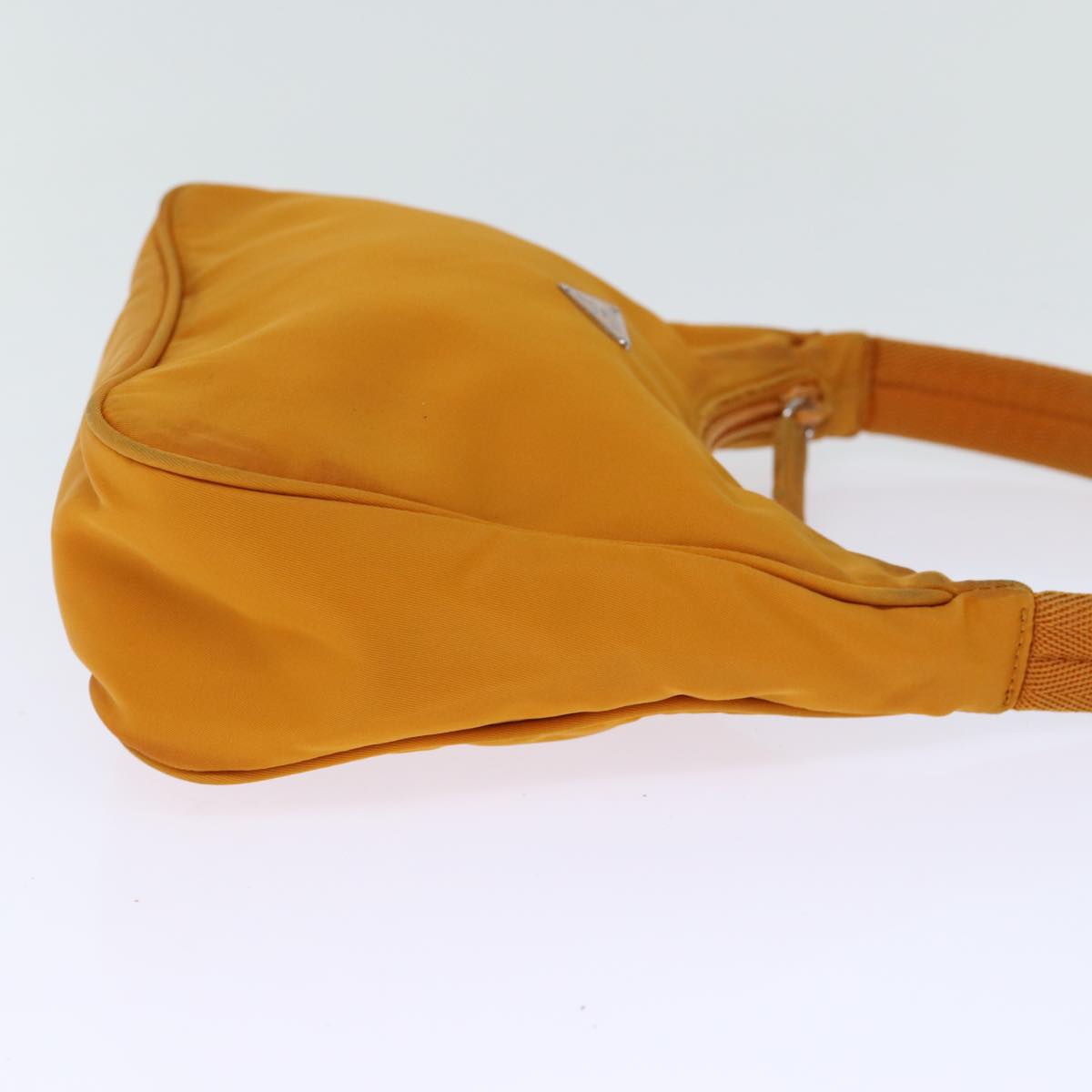 PRADA Hand Bag Nylon Orange 73428