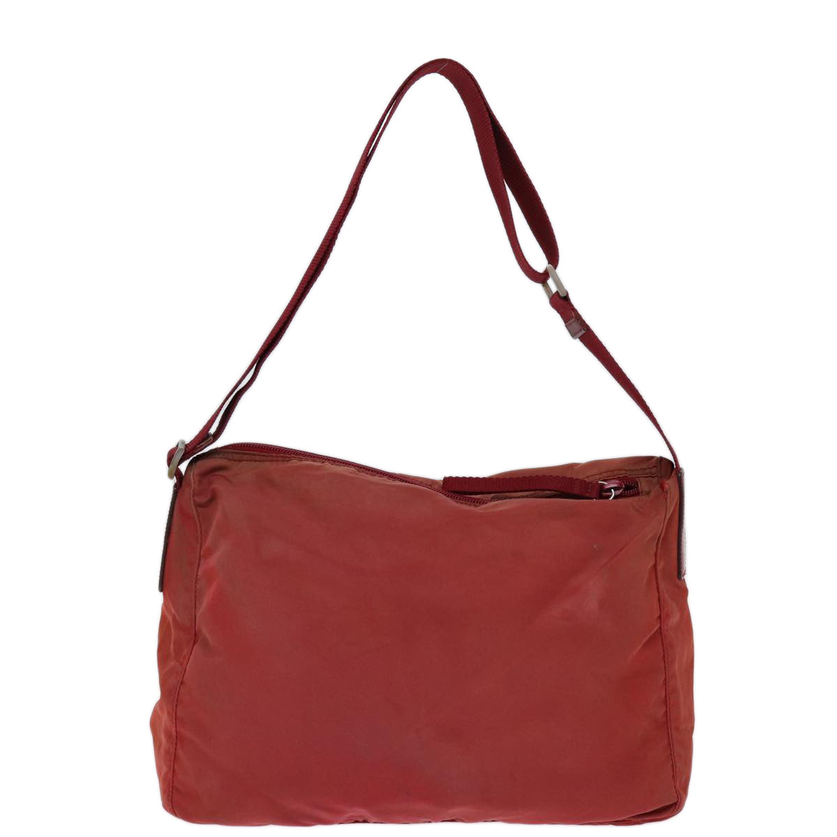PRADA Shoulder Bag Nylon Red 73454