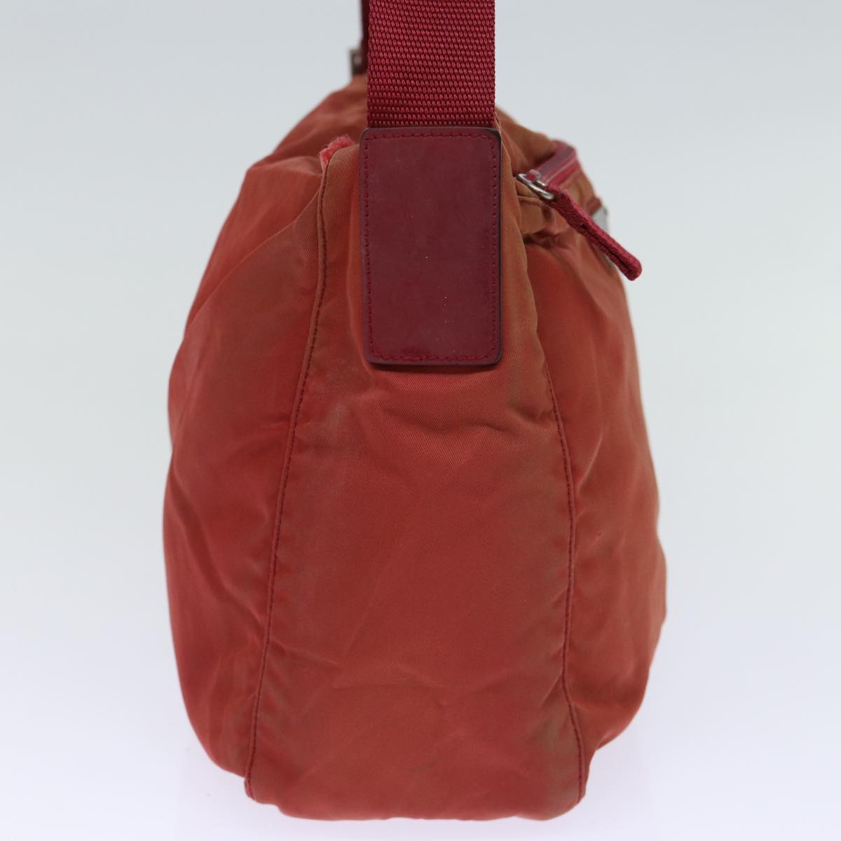 PRADA Shoulder Bag Nylon Red 73454
