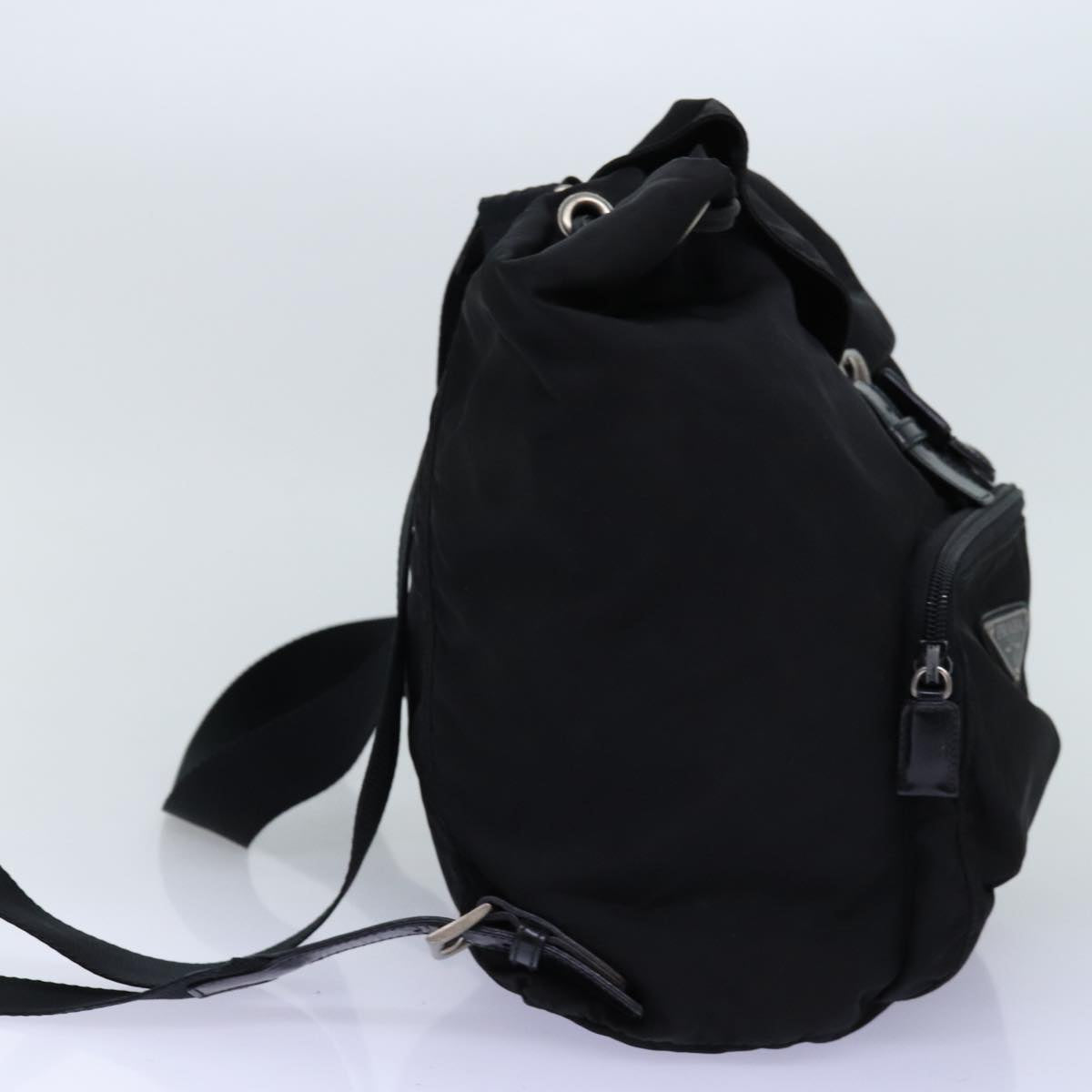 PRADA Backpack Nylon Black 73456