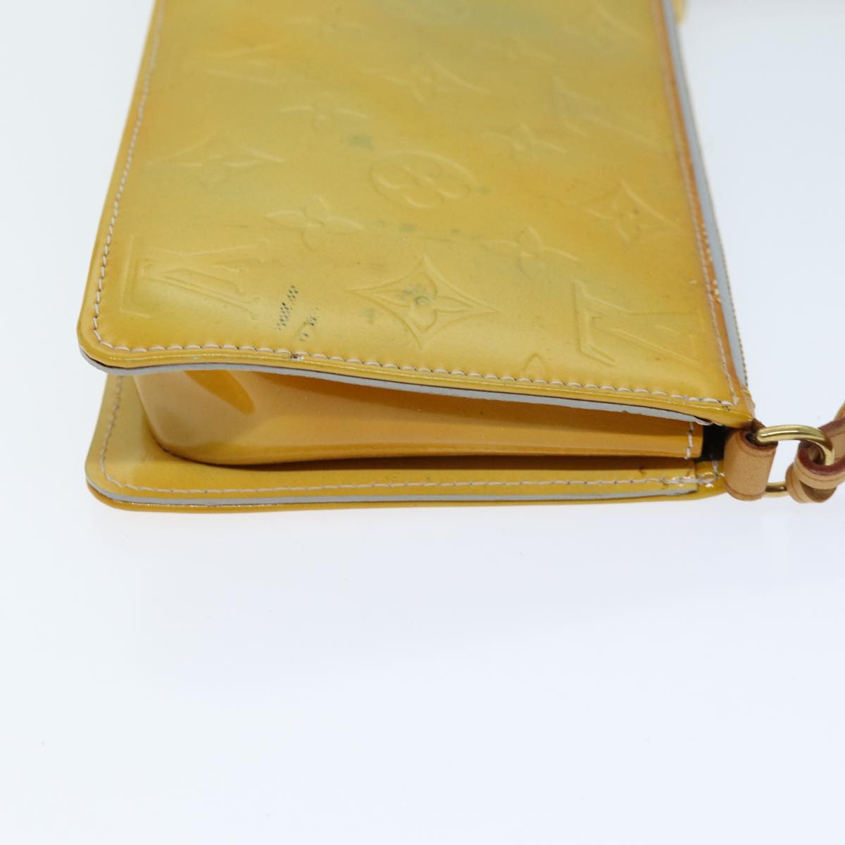 LOUIS VUITTON Monogram Vernis Lexington Accessory Pouch Gris M91056 73461