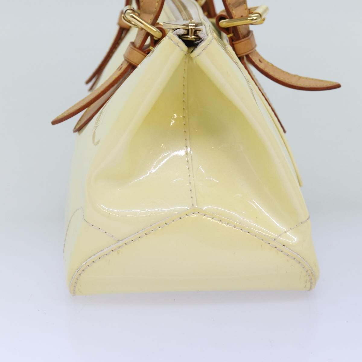 LOUIS VUITTON Monogram Vernis Rosewood Avenue Hand Bag Perle M93508 73462