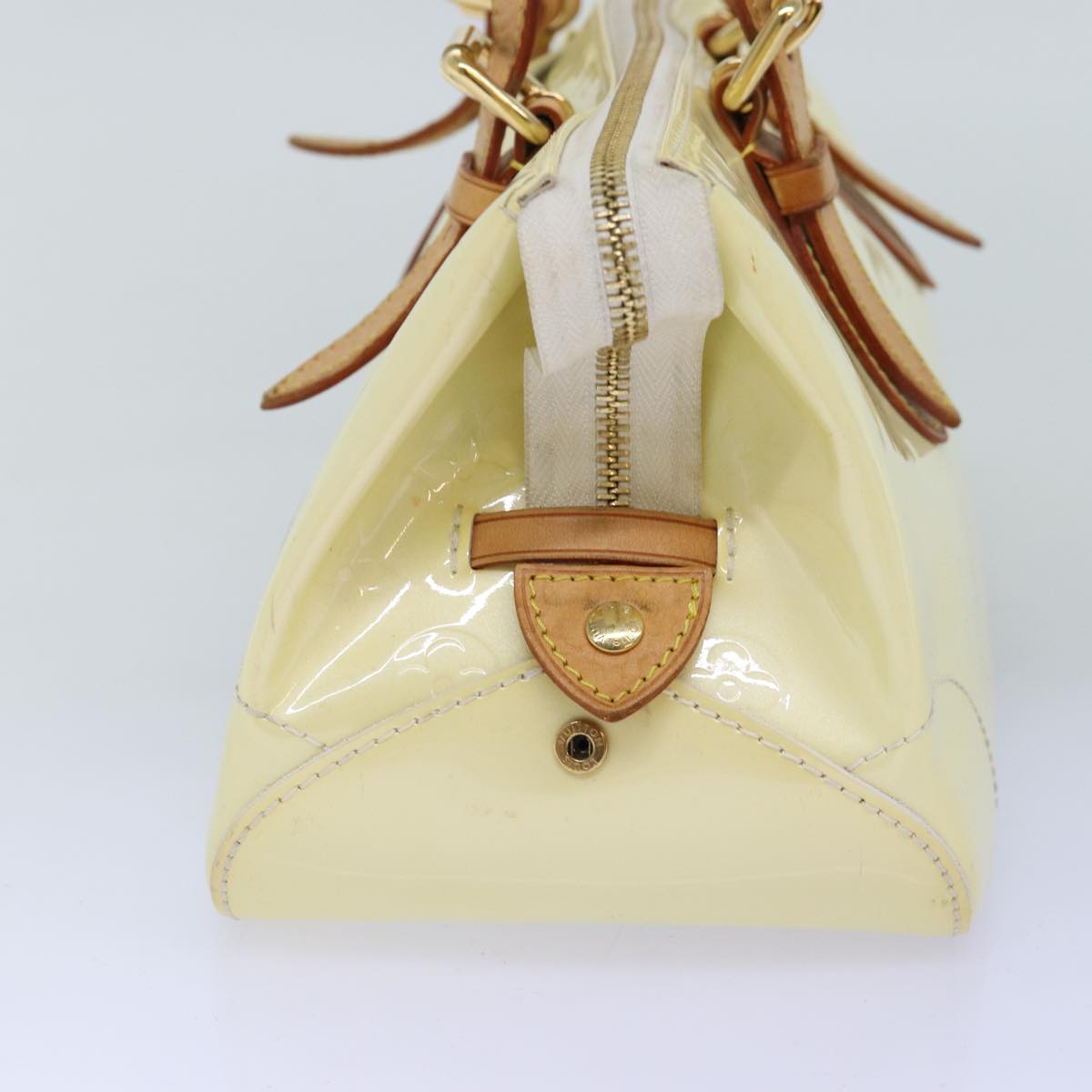LOUIS VUITTON Monogram Vernis Rosewood Avenue Hand Bag Perle M93508 73462