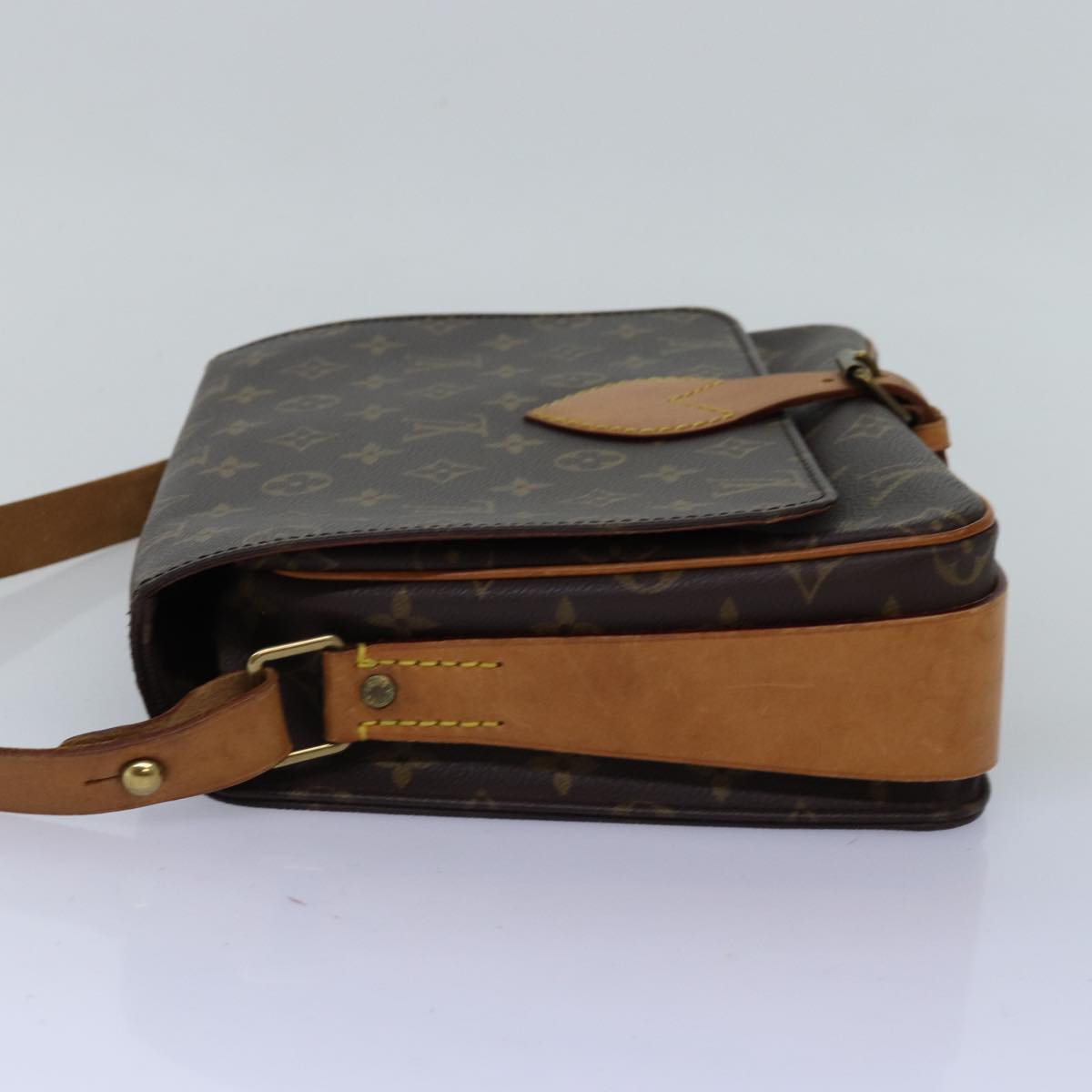 LOUIS VUITTON Monogram Cartouchiere GM Shoulder Bag M51252 LV 73481