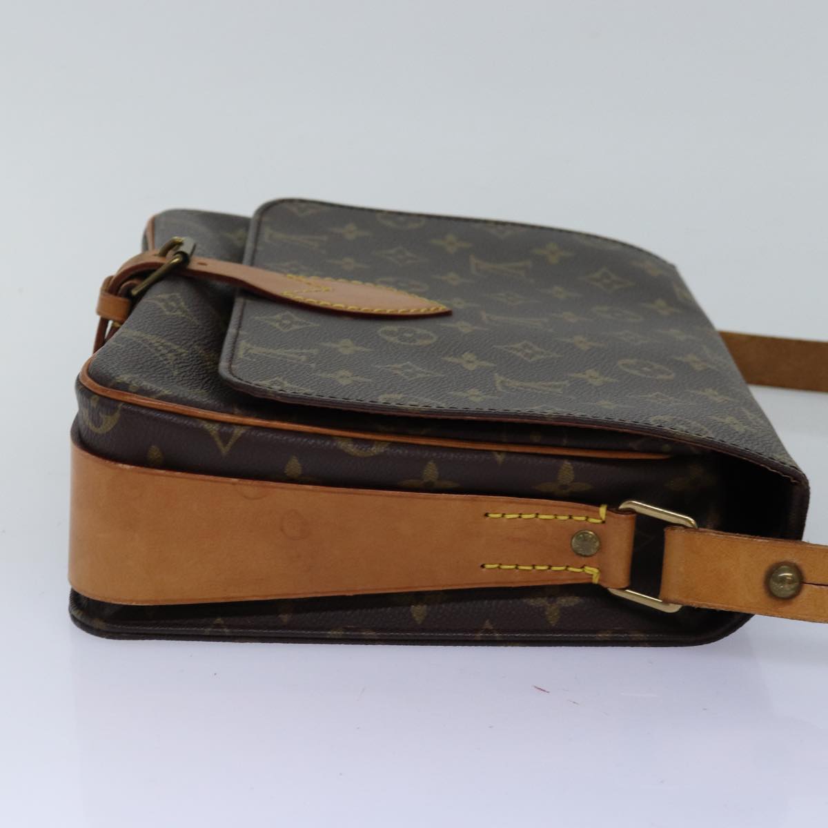 LOUIS VUITTON Monogram Cartouchiere GM Shoulder Bag M51252 LV 73481