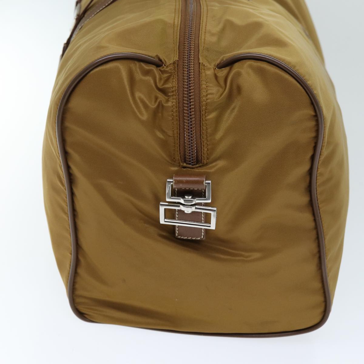 PRADA Boston Bag Nylon 2way Brown 73604