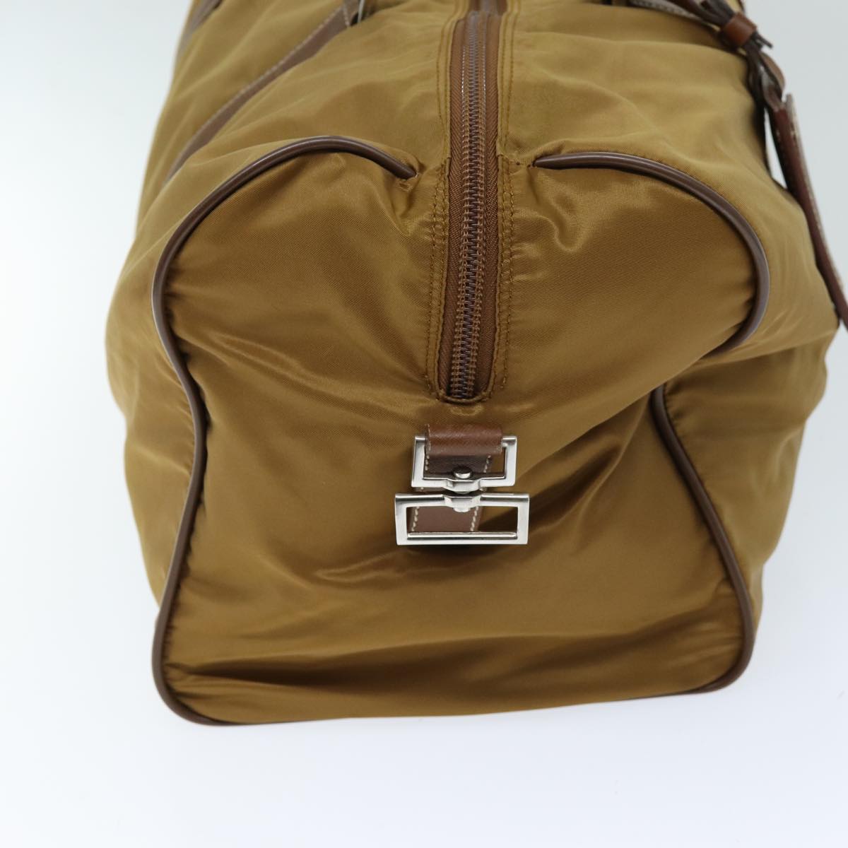PRADA Boston Bag Nylon 2way Brown 73604