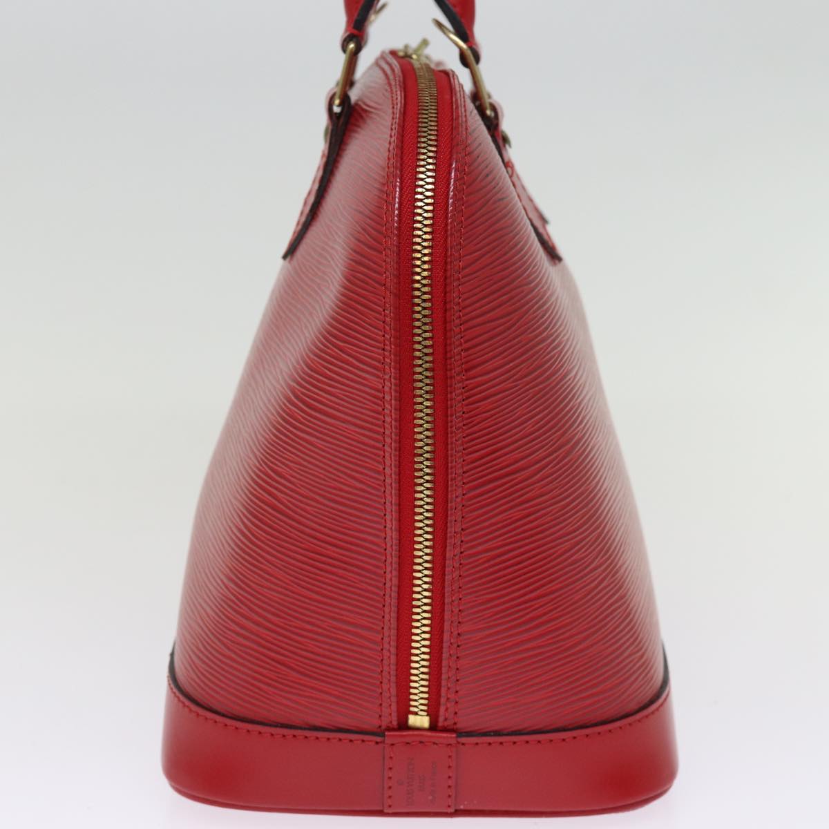 LOUIS VUITTON Epi Alma Hand Bag Castilian Red M52147 LV 73846