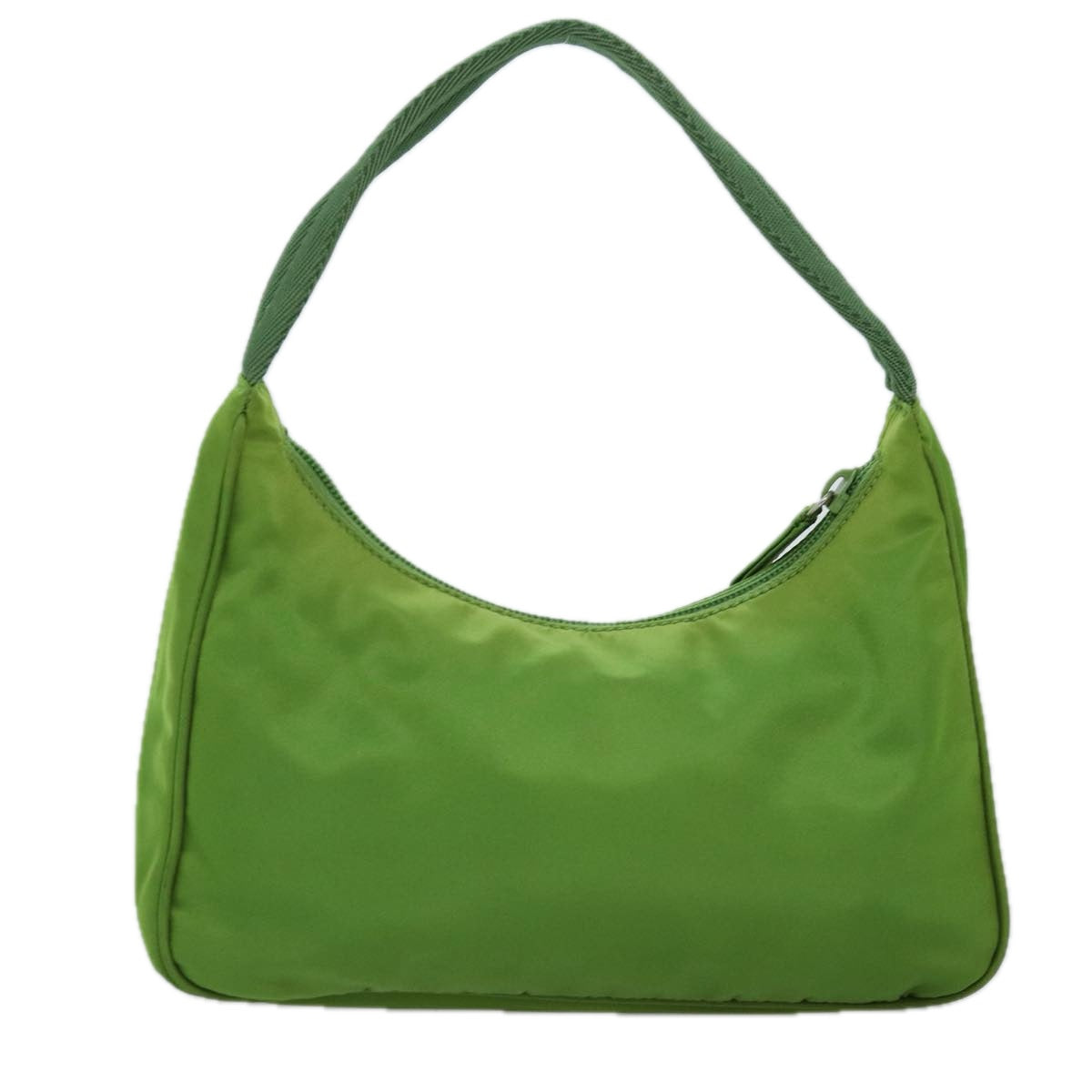 PRADA Hand Bag Nylon Green 73870