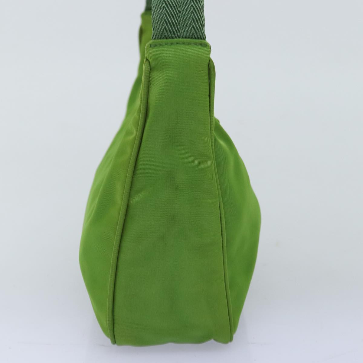PRADA Hand Bag Nylon Green 73870