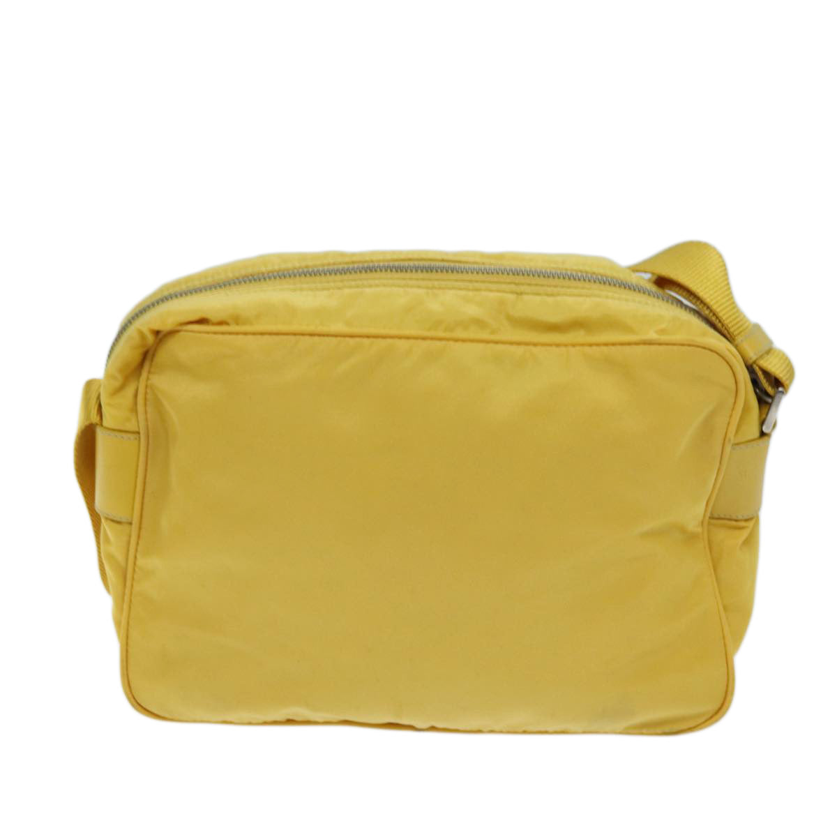 PRADA Shoulder Bag Nylon Yellow 73871