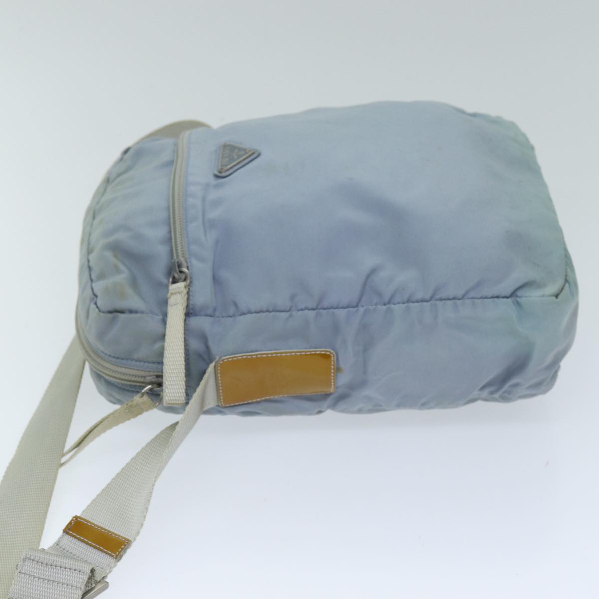PRADA Shoulder Bag Nylon Light Blue 73872