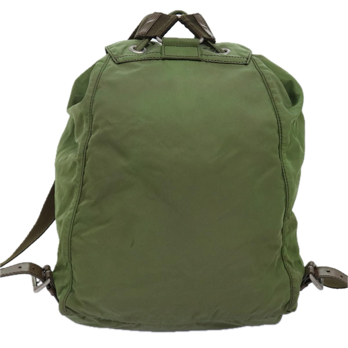 PRADA Backpack Nylon Khaki 73876