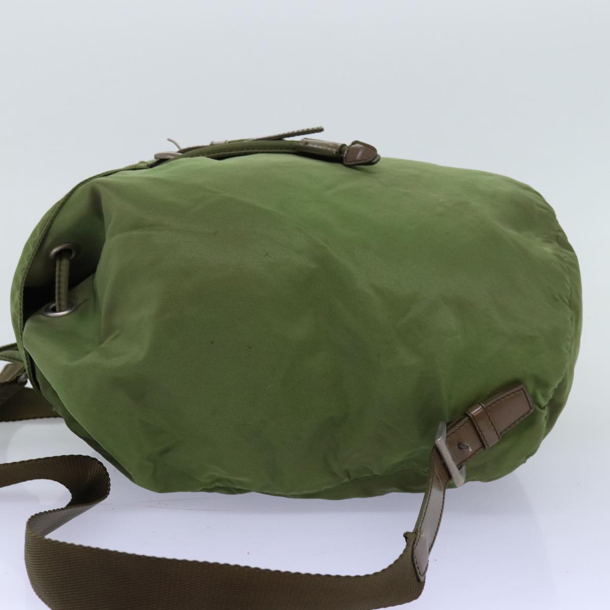 PRADA Backpack Nylon Khaki 73876