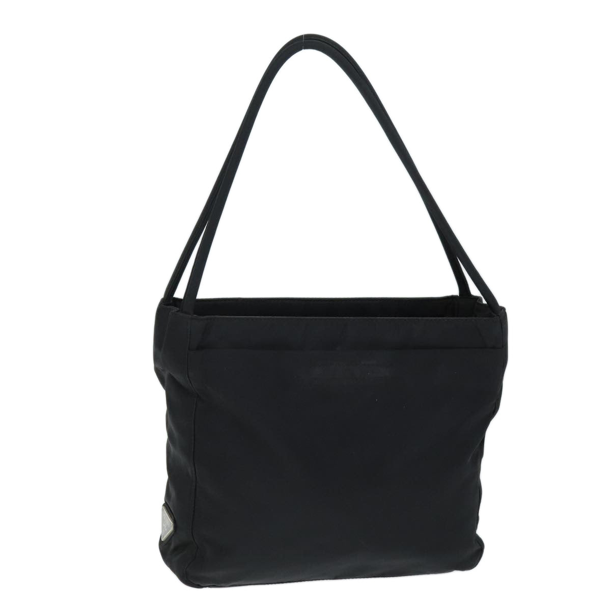 PRADA Hand Bag Nylon Black 73878