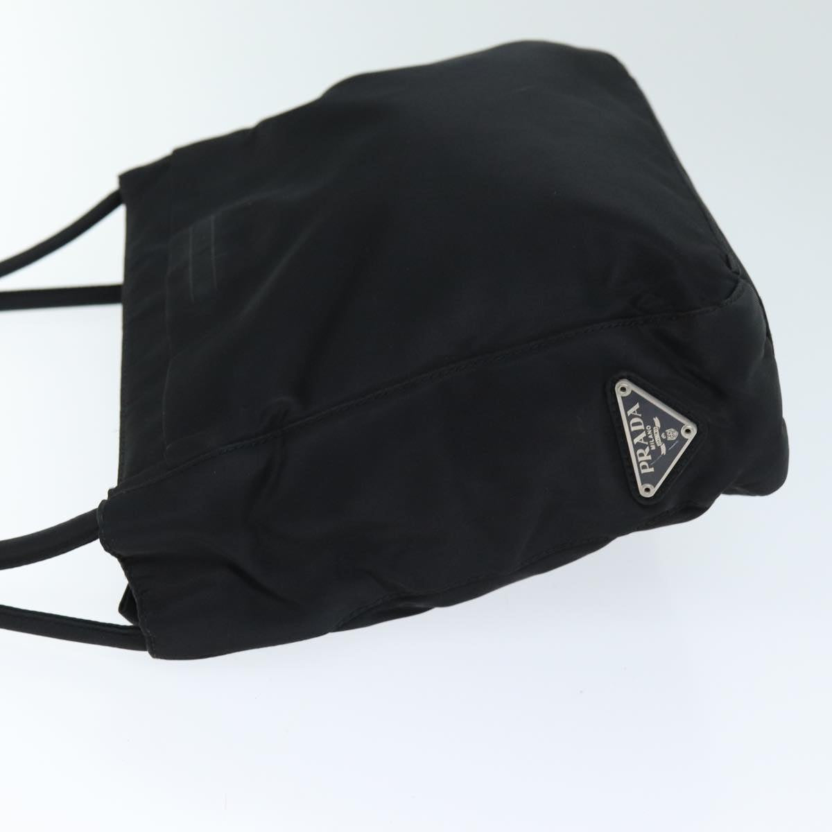 PRADA Hand Bag Nylon Black 73878