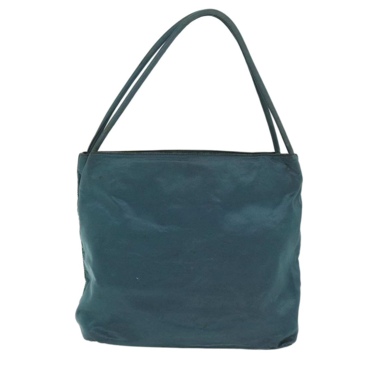 PRADA Tote Bag Nylon Turquoise Blue 73880