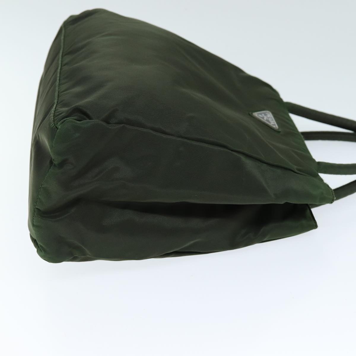 PRADA Hand Bag Nylon Khaki 73881
