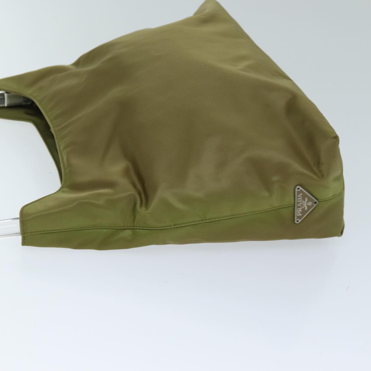 PRADA Shoulder Bag Nylon Khaki 73883