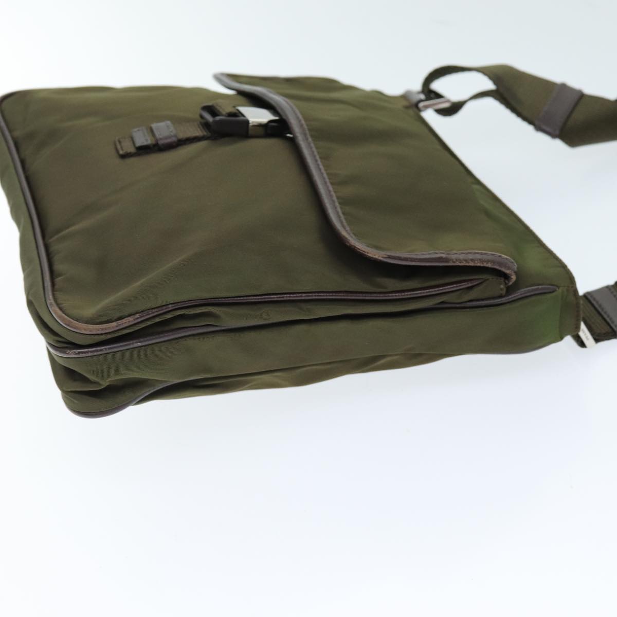 PRADA Shoulder Bag Nylon Khaki 73884