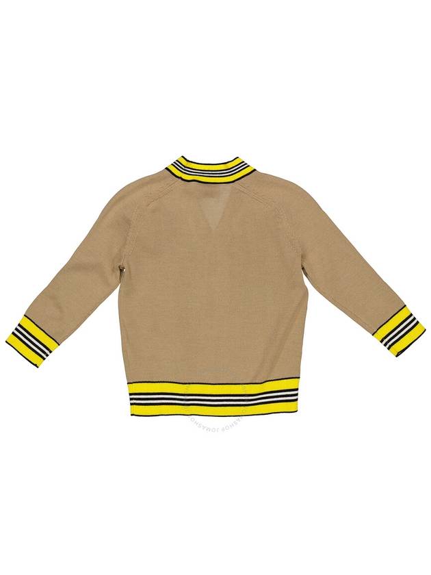 Burberry Burberry Boys Archive Beige Icon Stripe Cardigan, Size 4Y