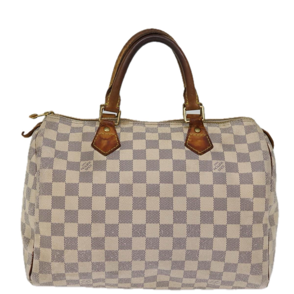 LOUIS VUITTON Damier Azur Speedy 30 Hand Bag N41533 LV 73915