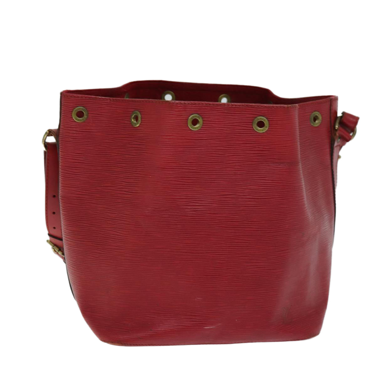 LOUIS VUITTON Epi Petit Noe Shoulder Bag Red M44107 LV 73920