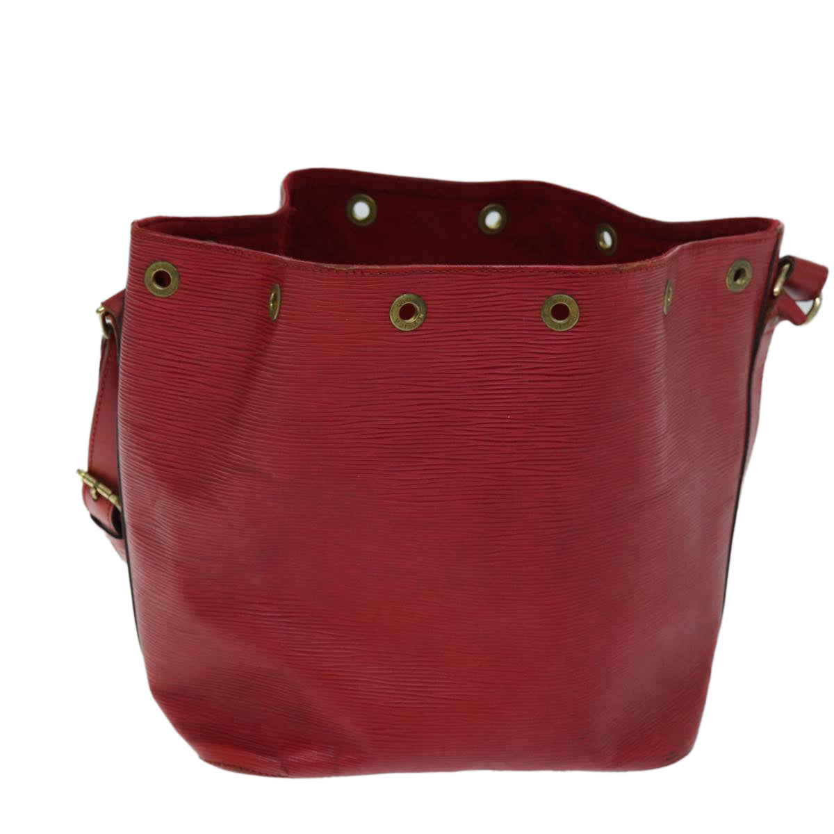 LOUIS VUITTON Epi Petit Noe Shoulder Bag Red M44107 LV 73920
