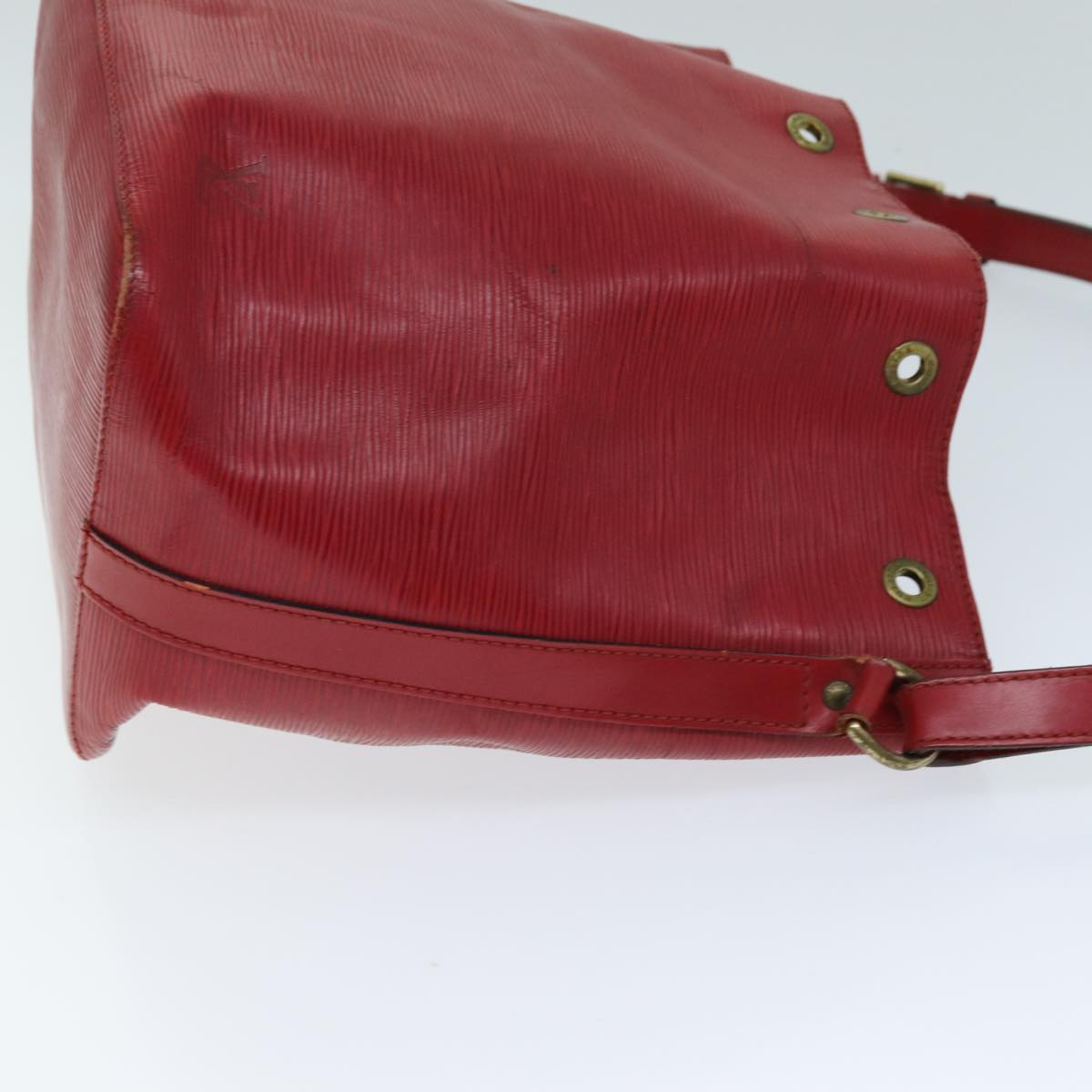 LOUIS VUITTON Epi Petit Noe Shoulder Bag Red M44107 LV 73920