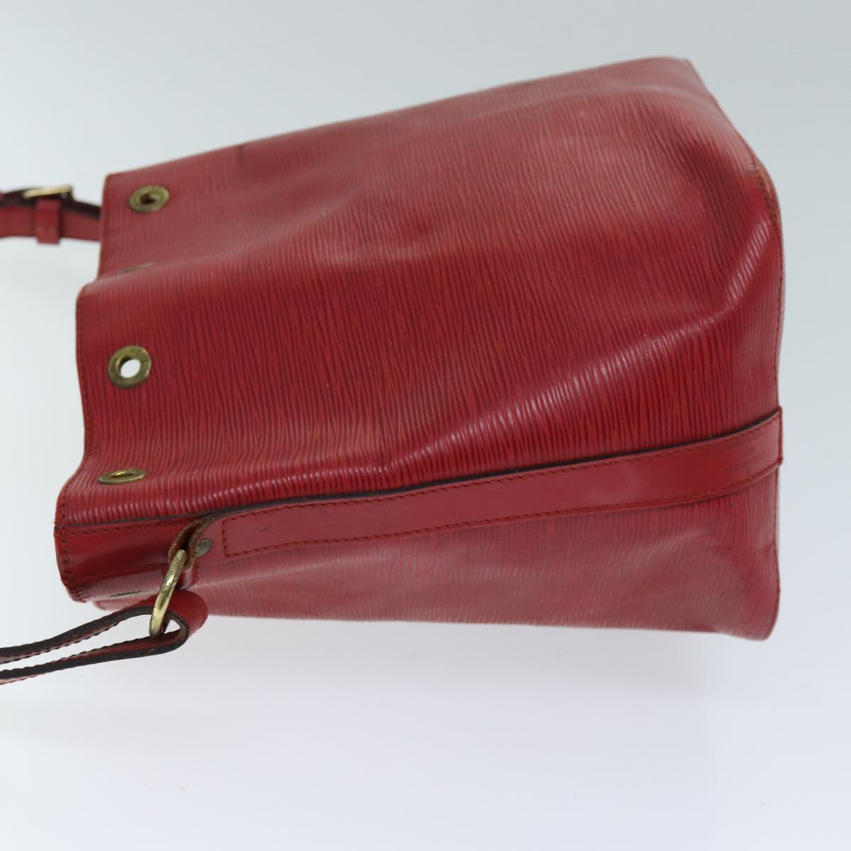 LOUIS VUITTON Epi Petit Noe Shoulder Bag Red M44107 LV 73920