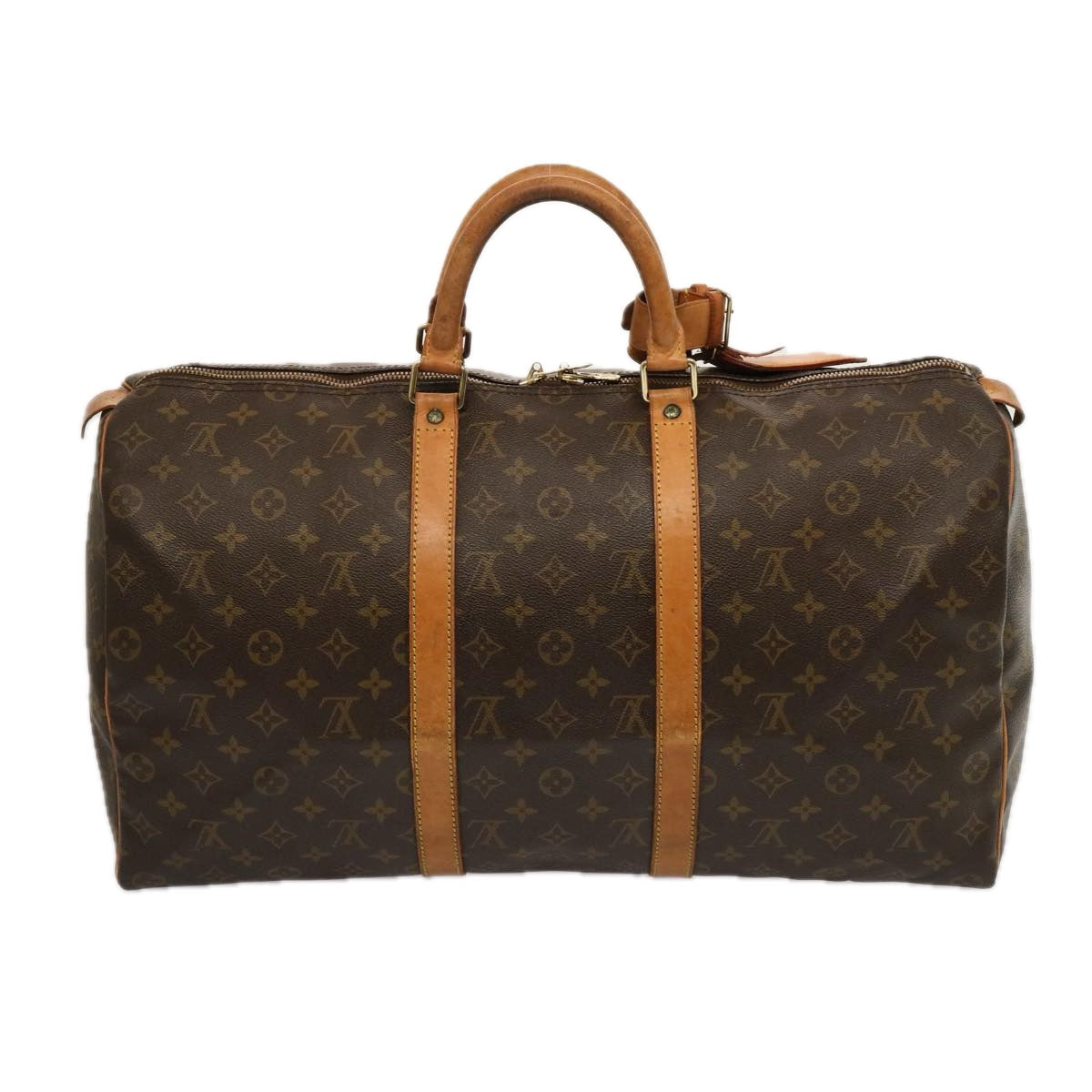 LOUIS VUITTON Monogram Keepall 50 Boston Bag M41426 LV 73921