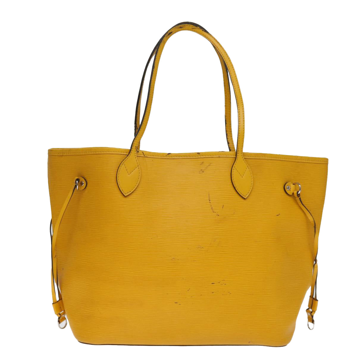 LOUIS VUITTON Epi Neverfull MM Tote Bag Mimosa M40957 LV 73961
