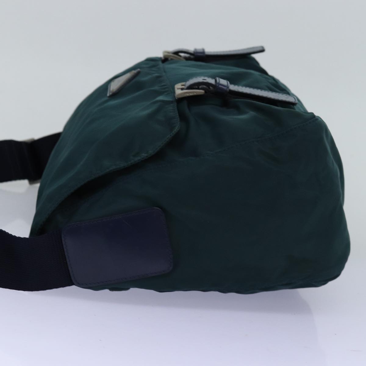 PRADA Shoulder Bag Nylon Green 73973