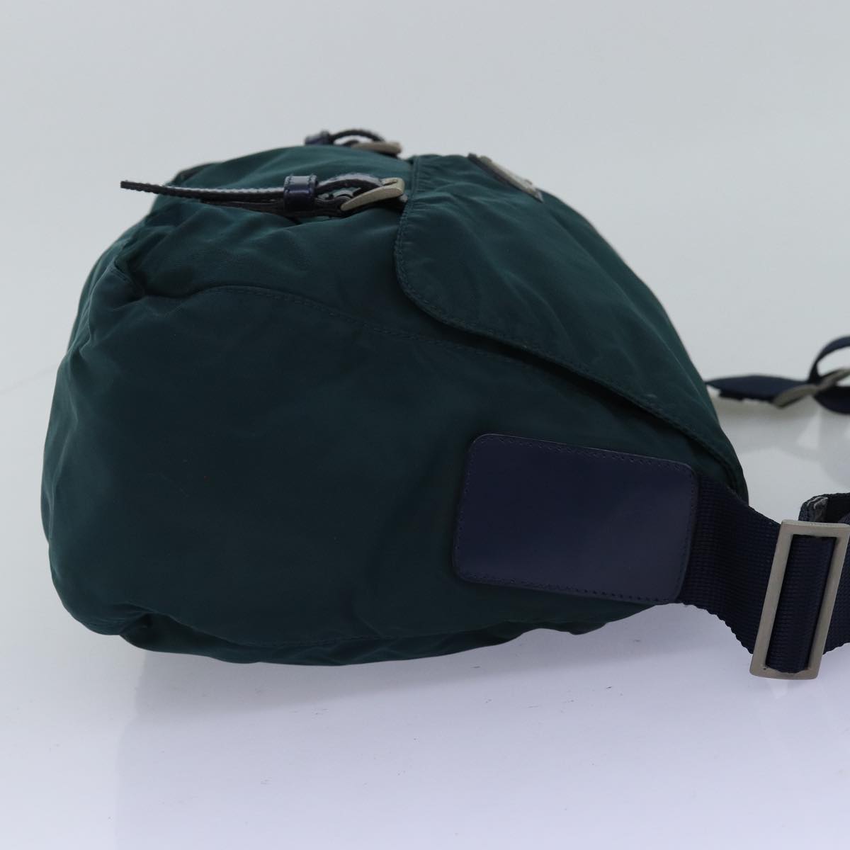PRADA Shoulder Bag Nylon Green 73973