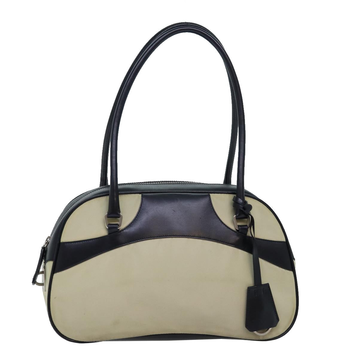 PRADA Shoulder Bag Nylon Beige 73976