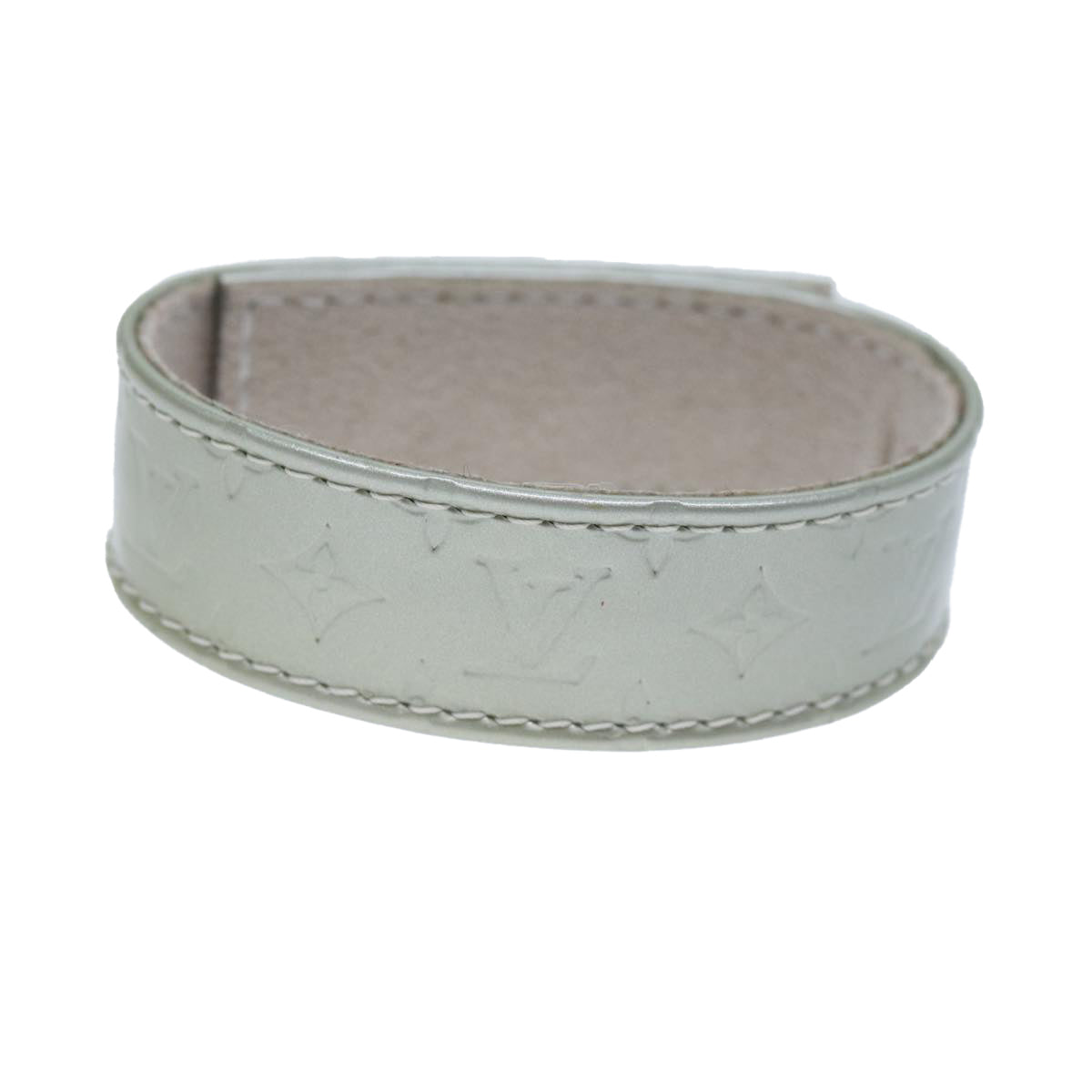 LOUIS VUITTON Monogram Vernis Bracelet 2001 Paris Only Gris LV 74009