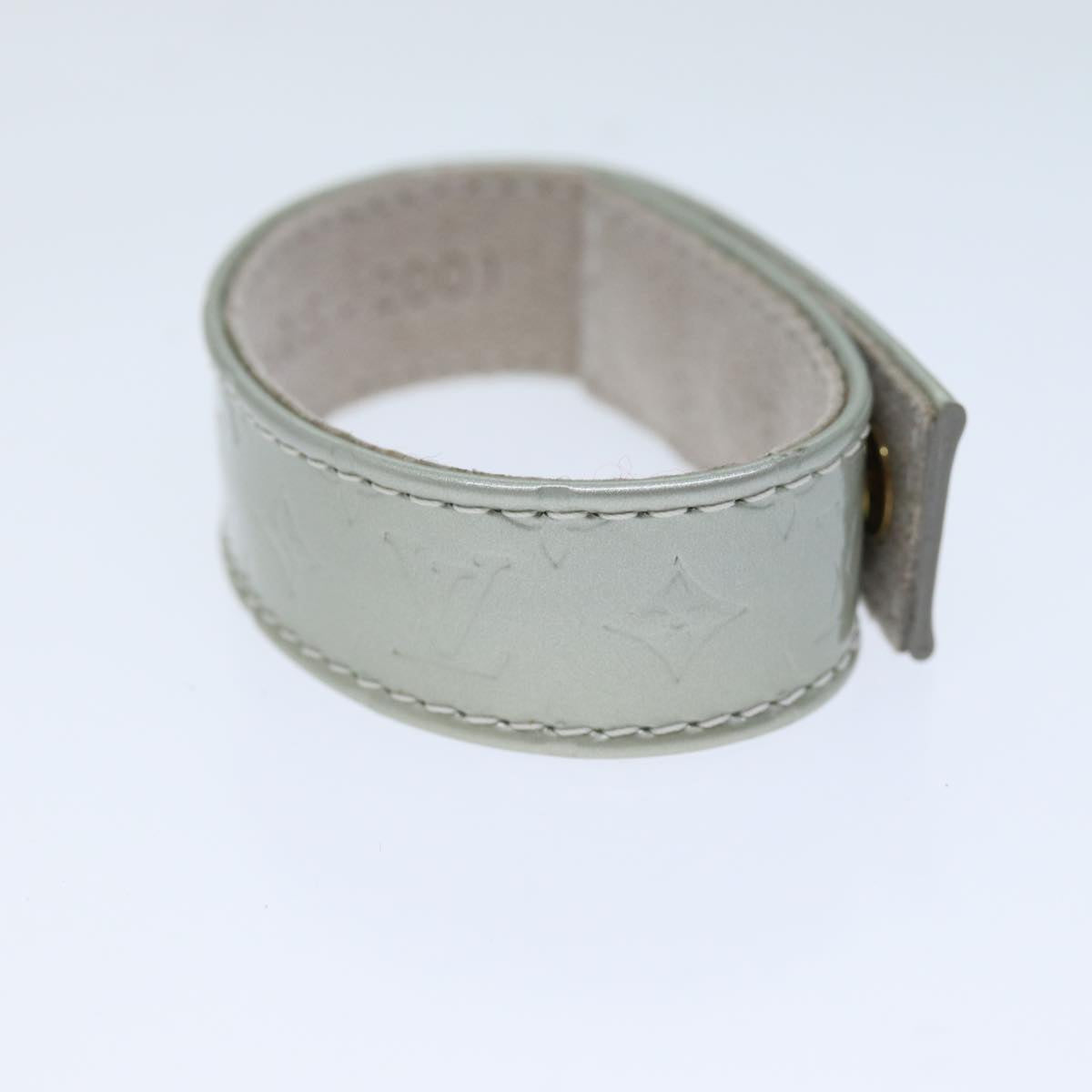 LOUIS VUITTON Monogram Vernis Bracelet 2001 Paris Only Gris LV 74009