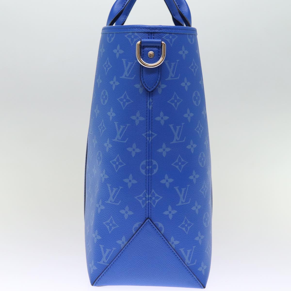LOUIS VUITTON Taigalama Weekend Tote NM Tote Bag 2way Blue M31010 LV 74022S