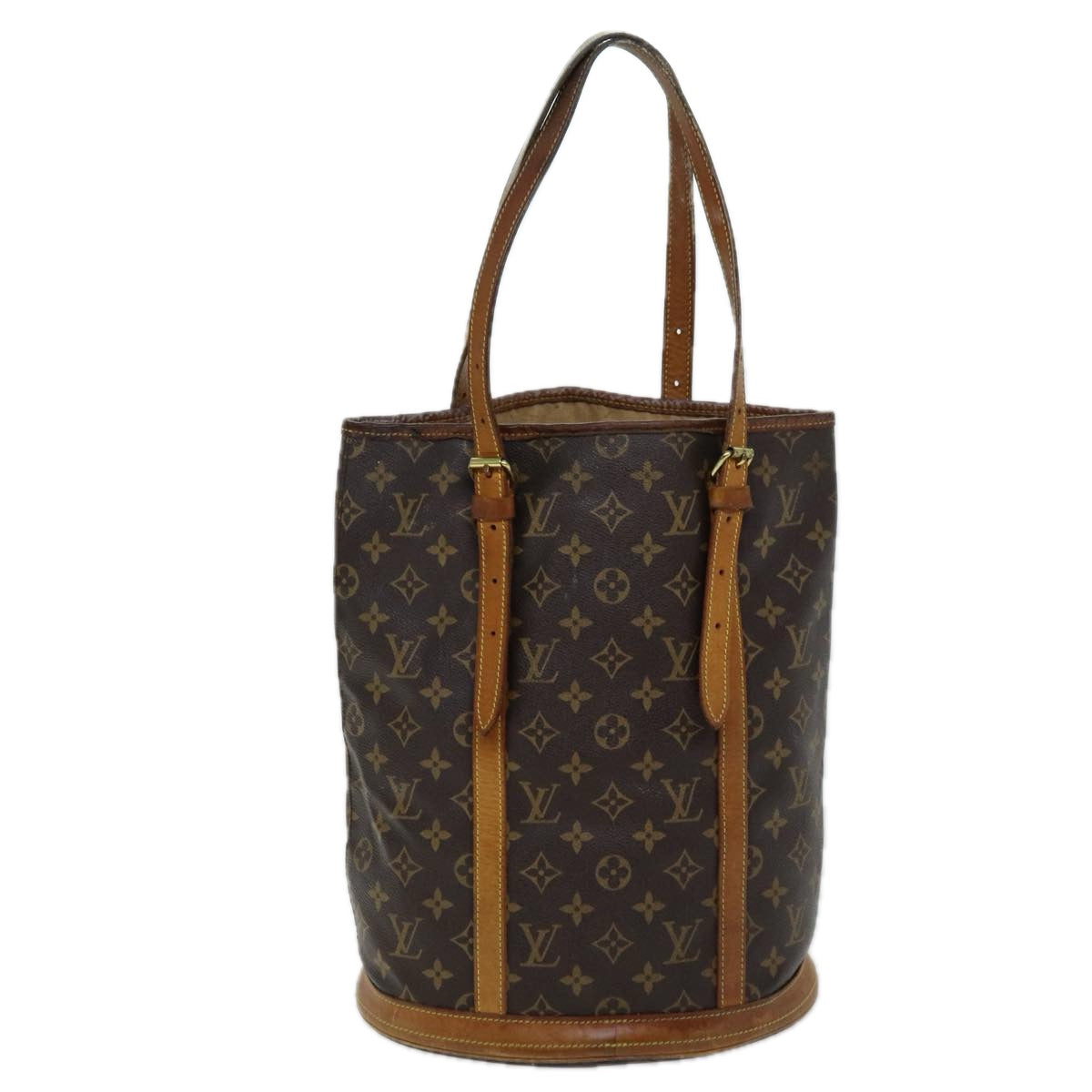 LOUIS VUITTON Monogram Bucket GM Shoulder Bag M42236 LV 74163