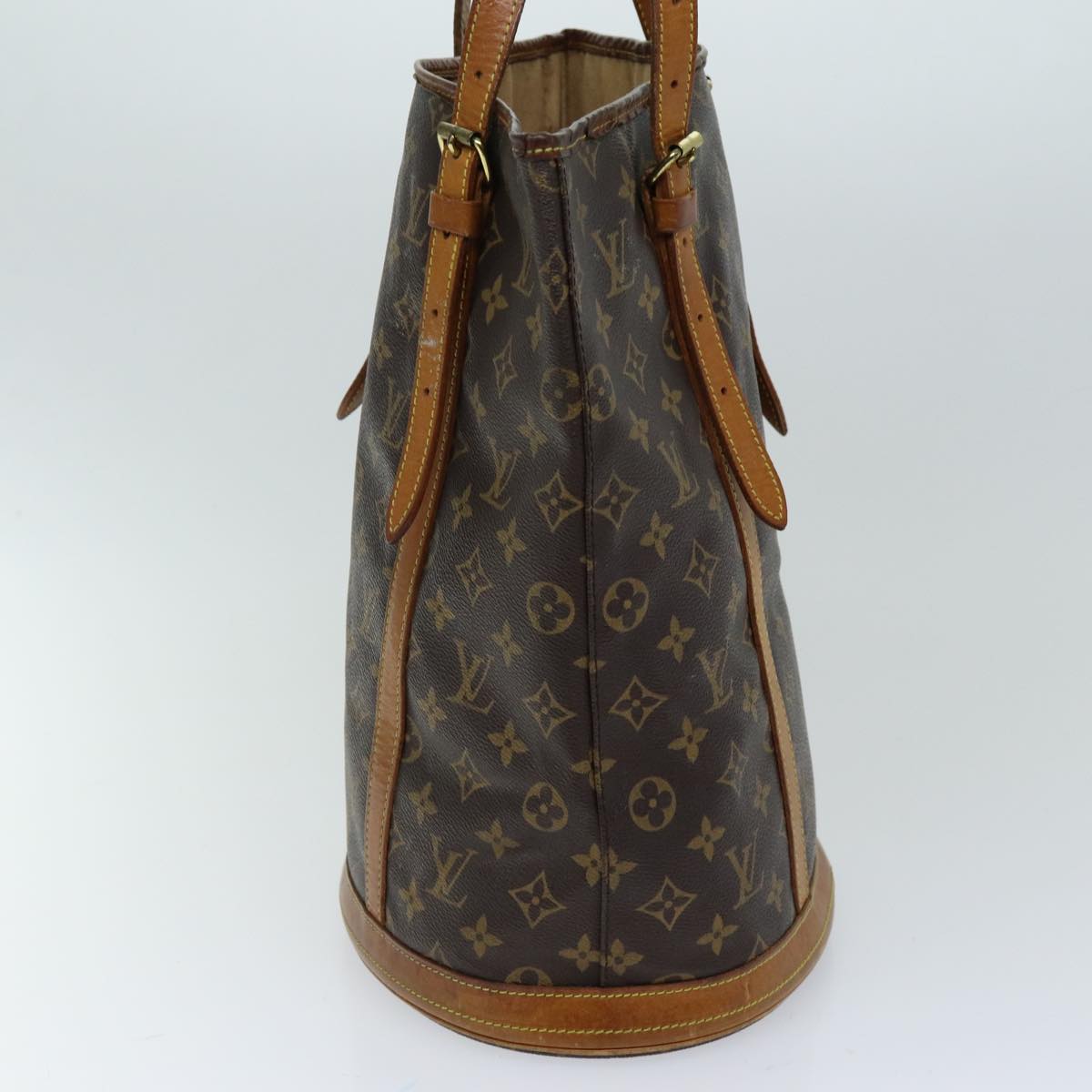 LOUIS VUITTON Monogram Bucket GM Shoulder Bag M42236 LV 74163