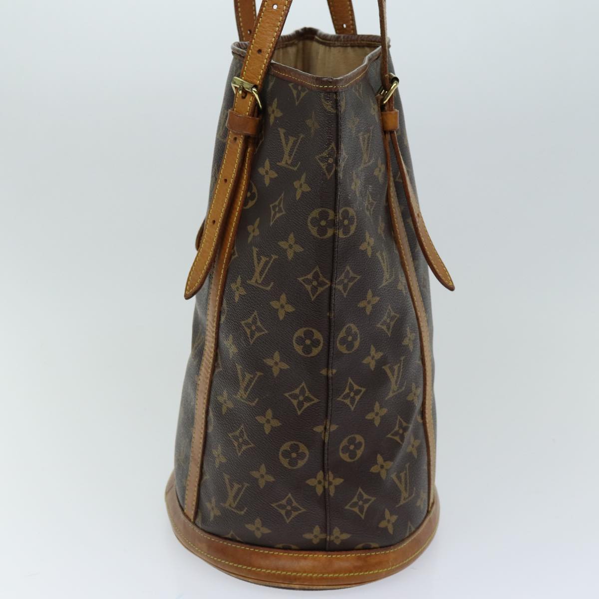 LOUIS VUITTON Monogram Bucket GM Shoulder Bag M42236 LV 74163