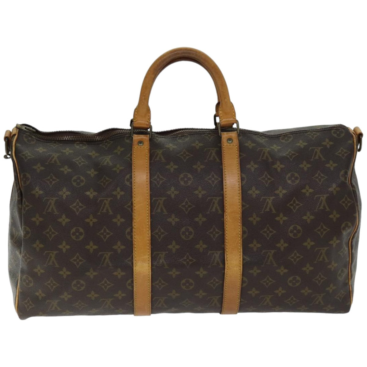 LOUIS VUITTON Monogram Keepall Bandouliere 50 Boston Bag M41416 LV 74177