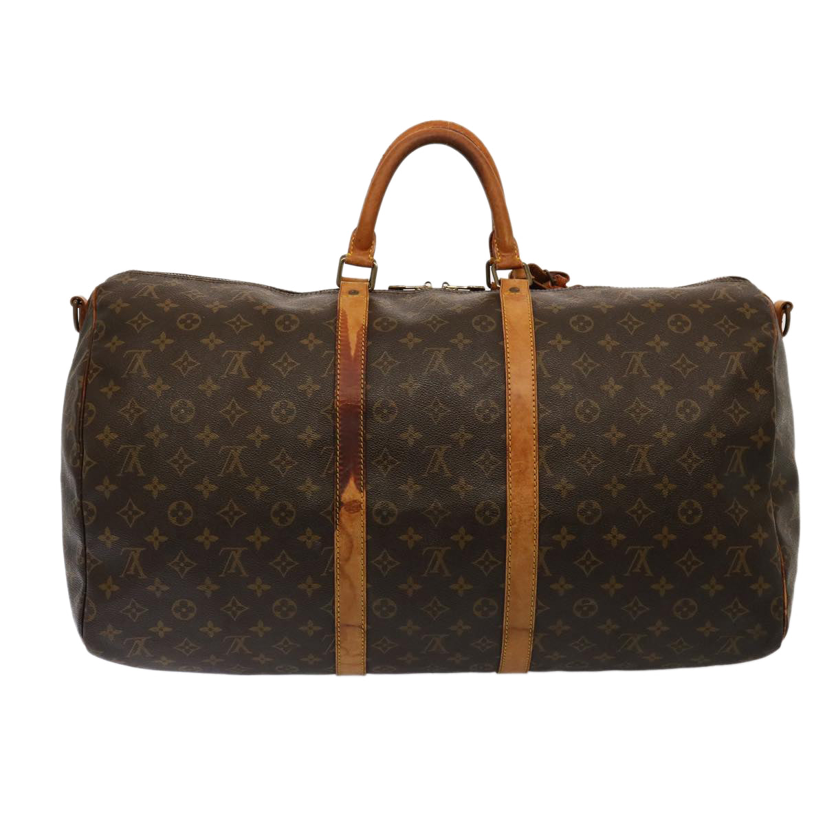 LOUIS VUITTON Monogram Keepall Bandouliere 55 Boston Bag M41414 LV 74178