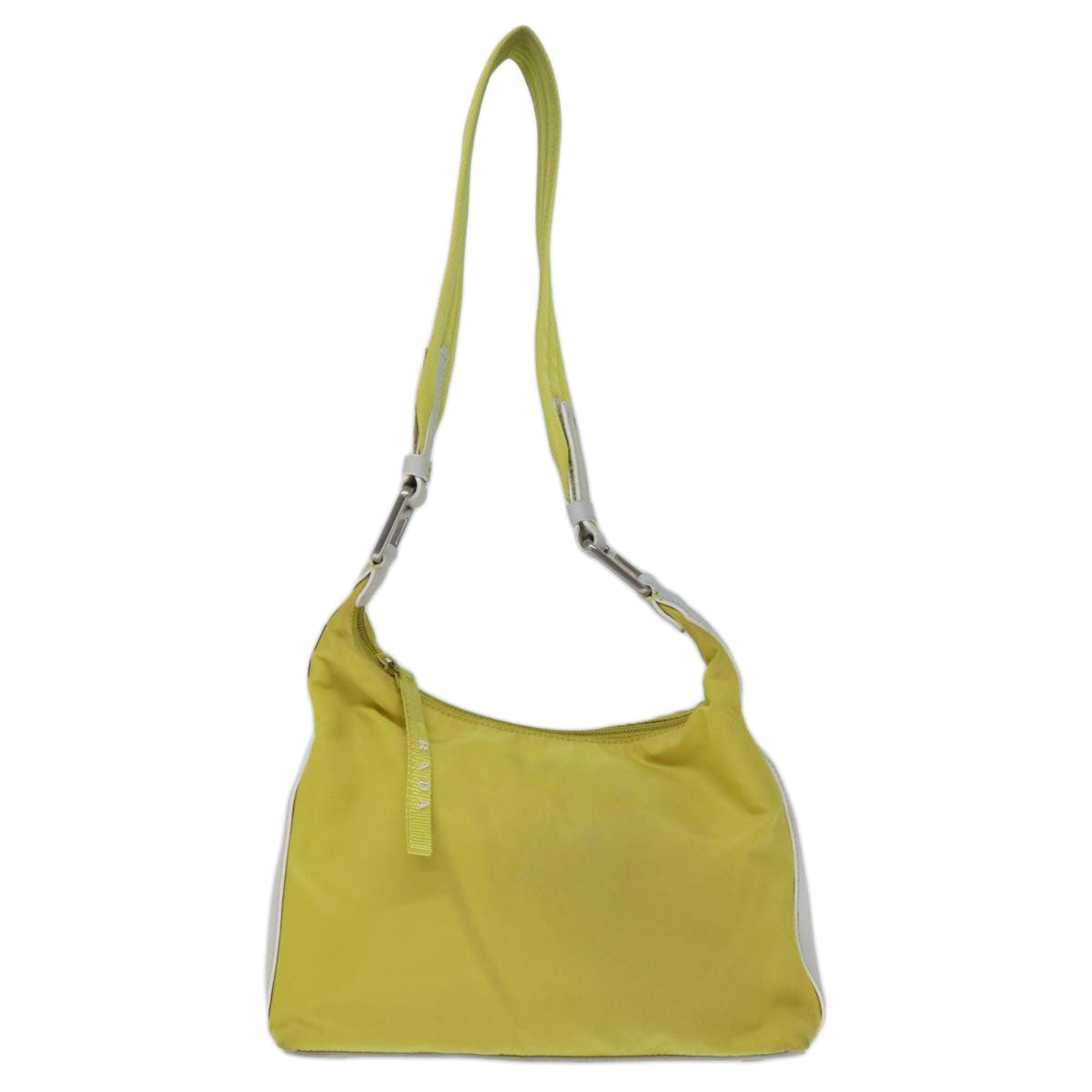 PRADA Shoulder Bag Nylon Yellow 74194