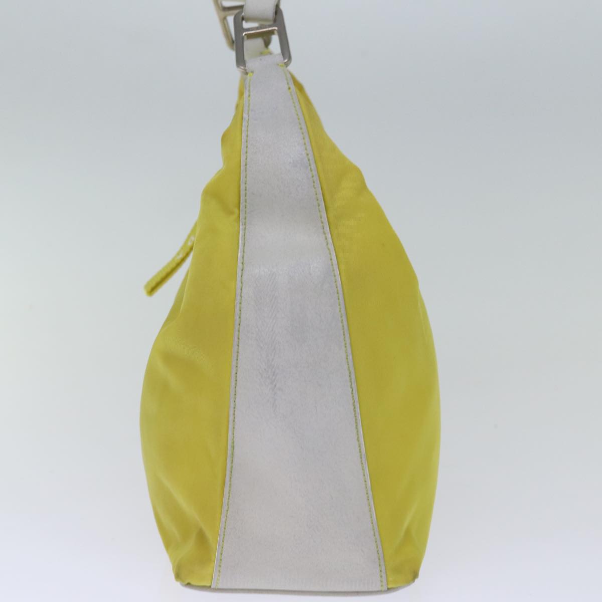 PRADA Shoulder Bag Nylon Yellow 74194