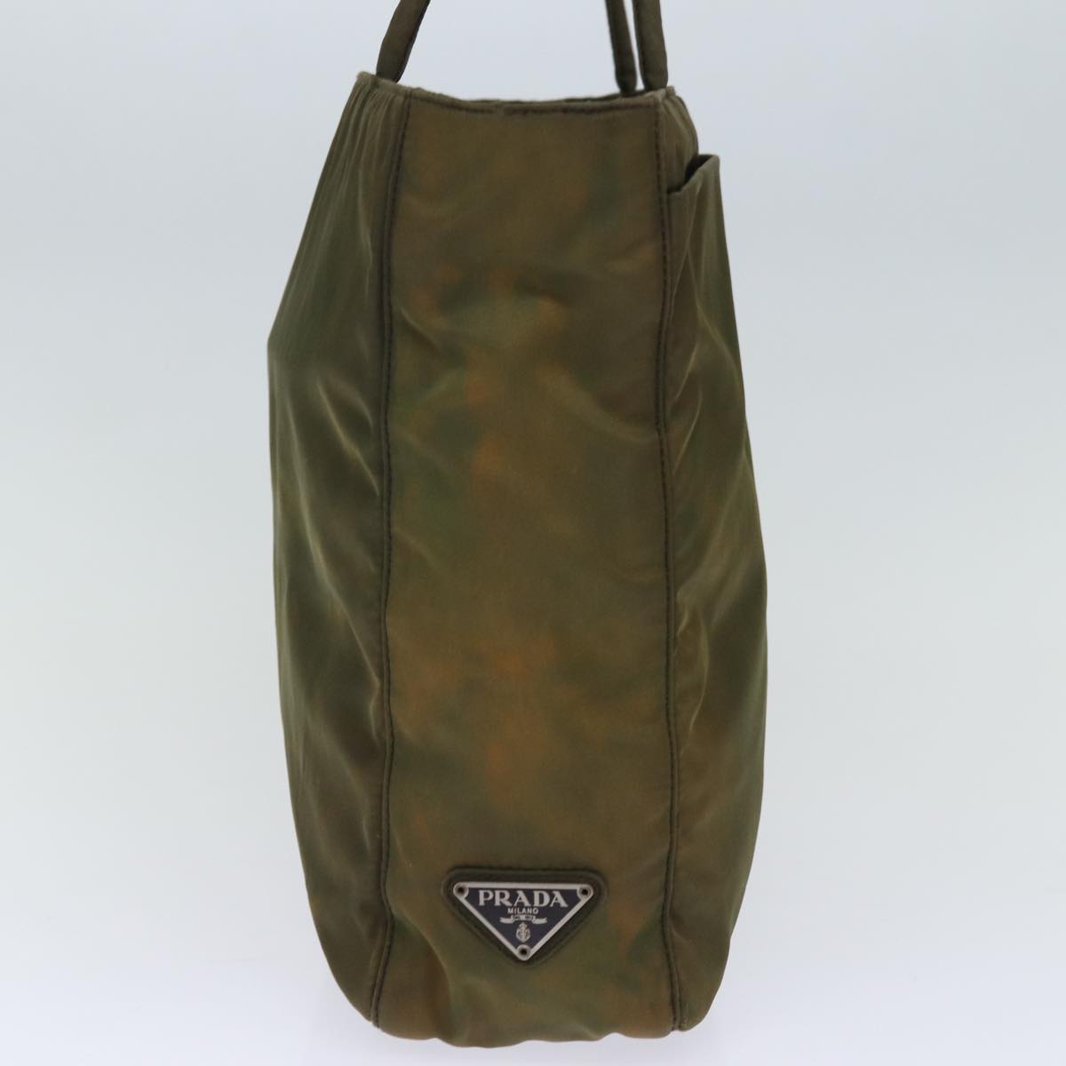 PRADA Tote Bag Nylon Khaki 74204