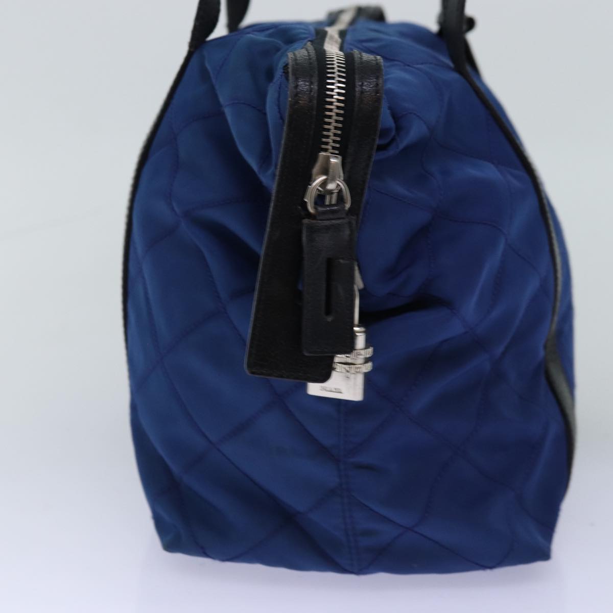 PRADA Tote Bag Nylon Blue 74236